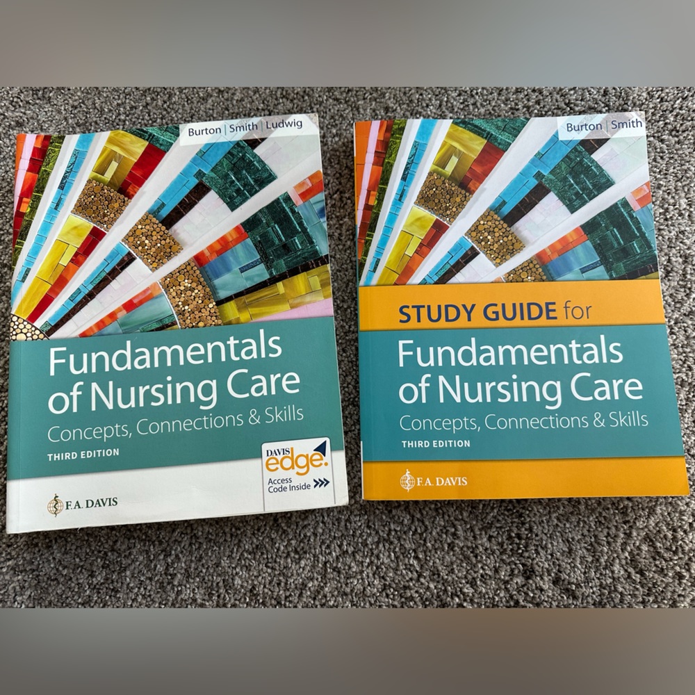 Fundamentals of Nursing Care third edition F.A Davis book & study guide